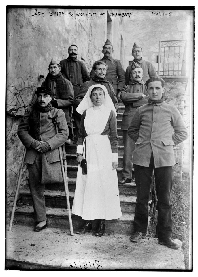 Lady Baird & wounded at Chambery LCCN2014707154
