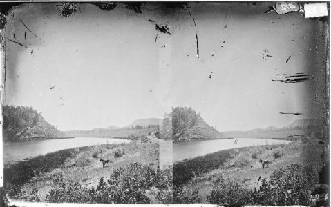 LAGUNAS CABALLO OR HORSE LAKE, 14 MILES NORTHWEST FROM TIERRA AMARILLA, NEW MEXICO - NARA - 524051
