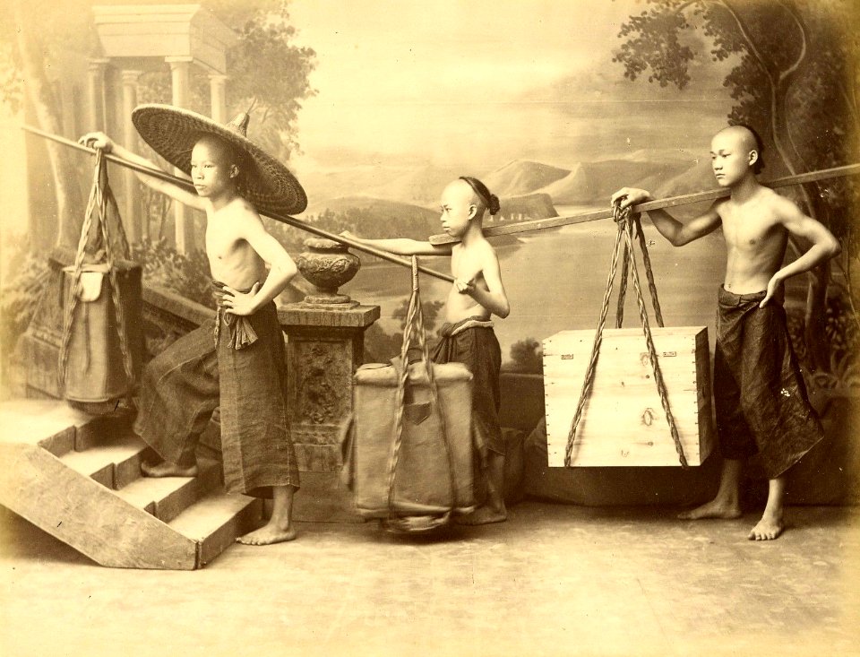 Lai Afong, Three Coolies, Hong Kong