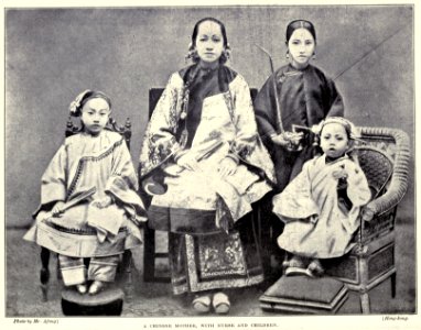 Lai-Afong,-A-Chinese-Mother-with-Nurse-and-Children photo