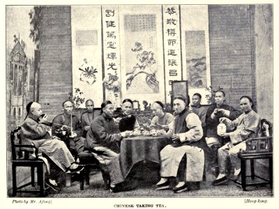 Lai-Afong, Chinese taking Tea photo