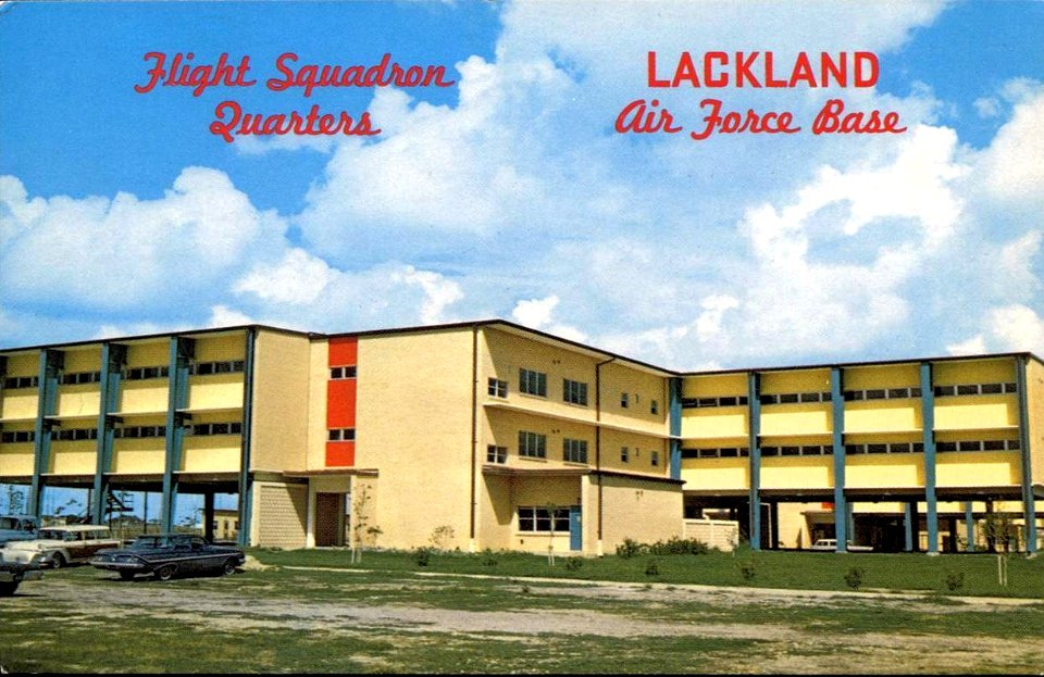 Lackland Air Force Base - 1970s Barracks