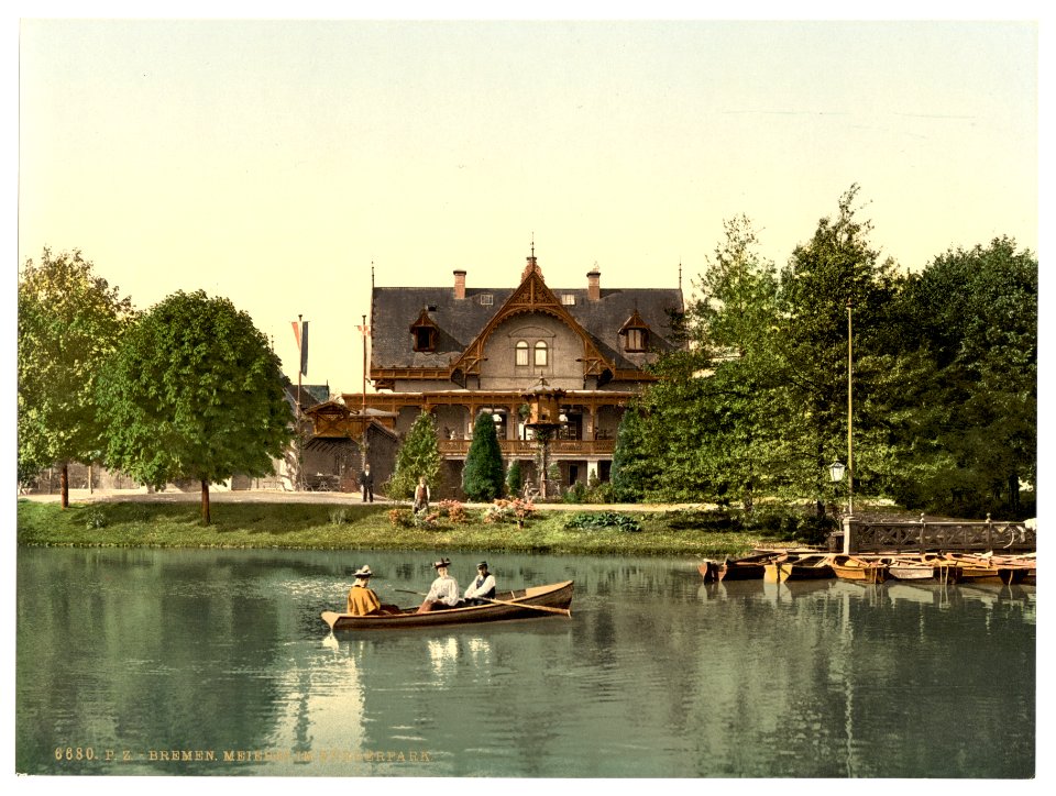 Lake in the Park, Bremen, Germany-LCCN2002713652