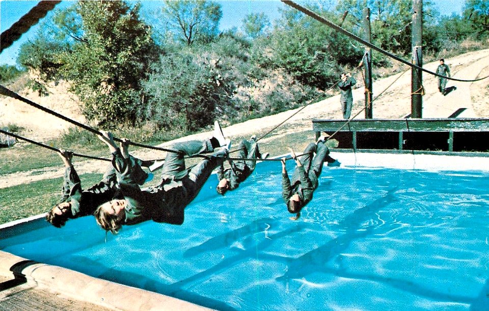 Lackland Air Force Base - WAFs at Obstacle Course