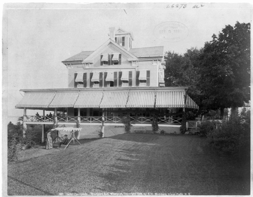 Lake Champlain, Westport, N.Y.- Westport Inn LCCN2003674966