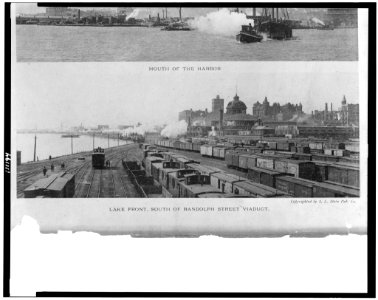 Lake front, south of Randolph Street viaduct LCCN94507584