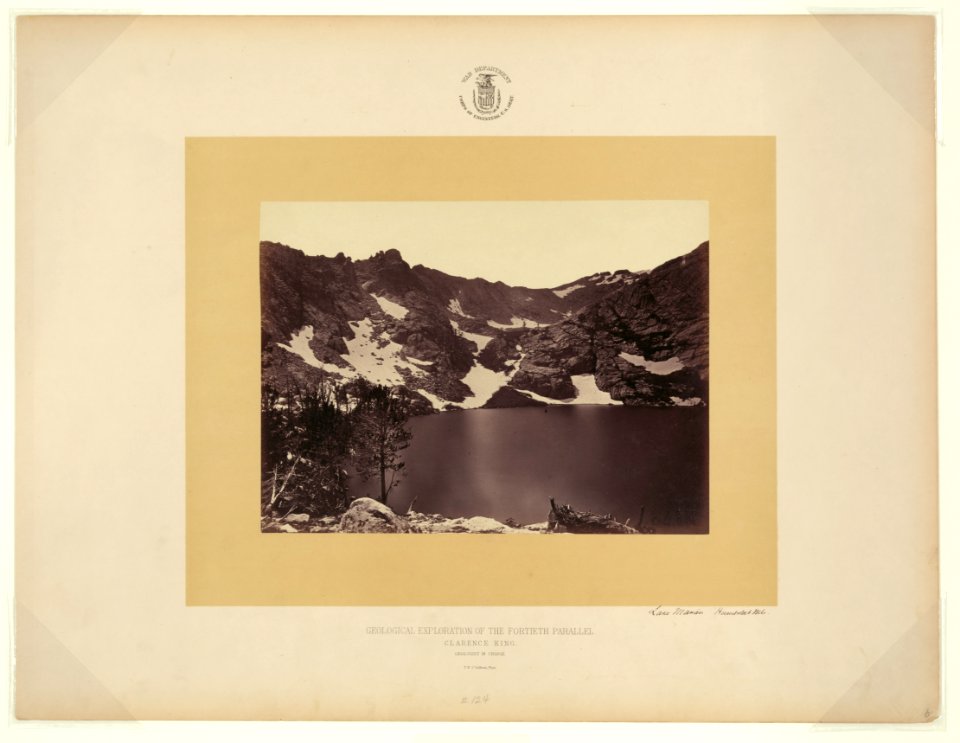 Lake Marian, Humboldt Mts. - T. H. O'Sullivan, phot. LCCN2006683882