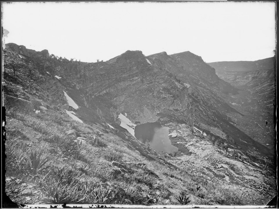 Lake Marion (now known as Overland Lake). Canyon in the Ruby Mountains, Nevada - NARA - 519510