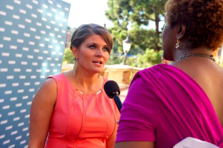Lacy Kendrick Burk and Pre-Show Host (18175443350)
