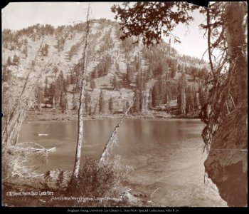 Lake Lucie, White Pine Fork Logan Canon, Utah U.P.Ry. C.R. Savage, Photo Salt Lake City. photo