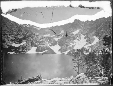 Lake Marion (now known as Overland Lake). Ruby Mountains, Nevada - NARA - 519504