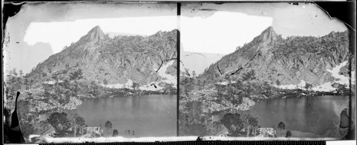 Lake Marion (now known as Overland Lake). Ruby Mountains, Nevada - NARA - 519607