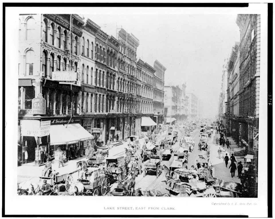 Lake Street, East from Clark LCCN95507731
