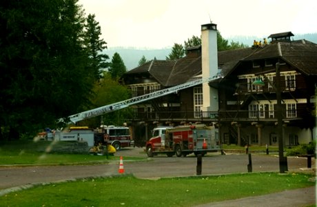 Lake McDonald Lodge fire protection photo
