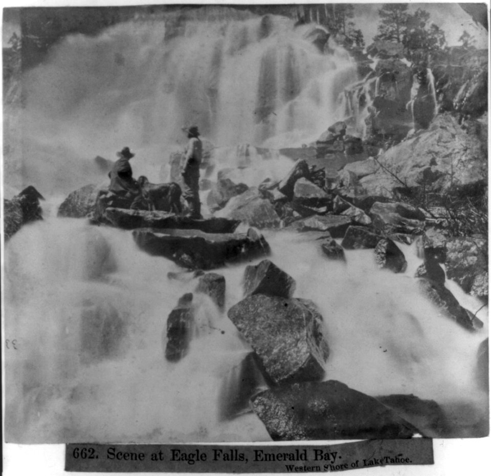 Lake Tahoe, Calif. - Eagle Falls, Emerald Bay on western shore of the lake LCCN2002719265