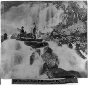 Lake Tahoe, Calif. - Eagle Falls, Emerald Bay on western shore of the lake LCCN2002719265