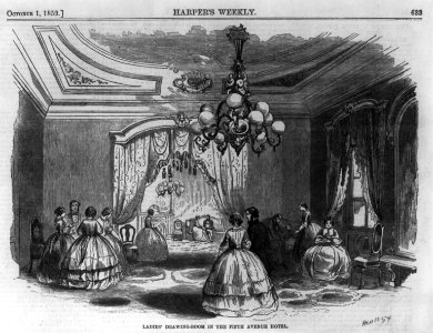 Ladies' drawing-room in the Fifth Avenue Hotel, (New York City) LCCN2003670953