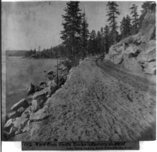 Lake Tahoe, Calif. - view from Sierra Rocks, eastern shore looking north toward Rocky Point LCCN2002719268