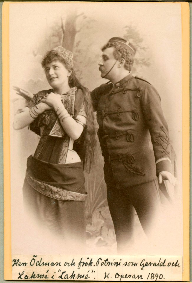 Lakmé, Kungliga Operan 1890. Rollporträtt - SMV - H9 113