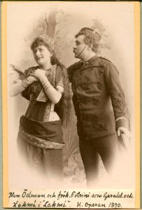 Lakmé, Kungliga Operan 1890. Rollporträtt - SMV - H9 113