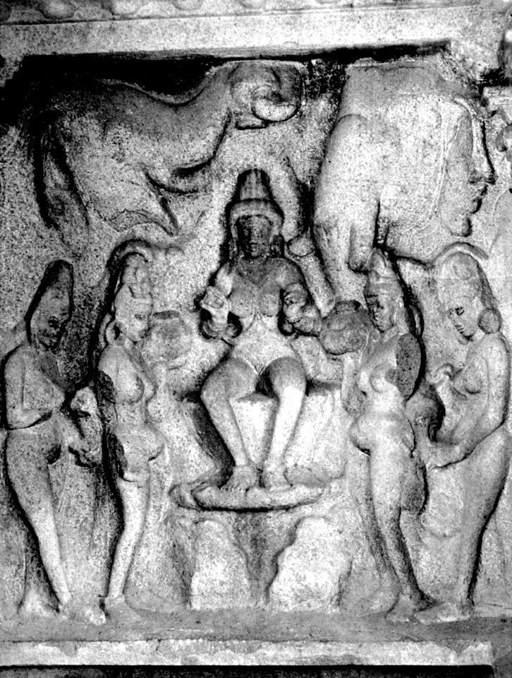 Lakshmi arising from the Sea of Milk