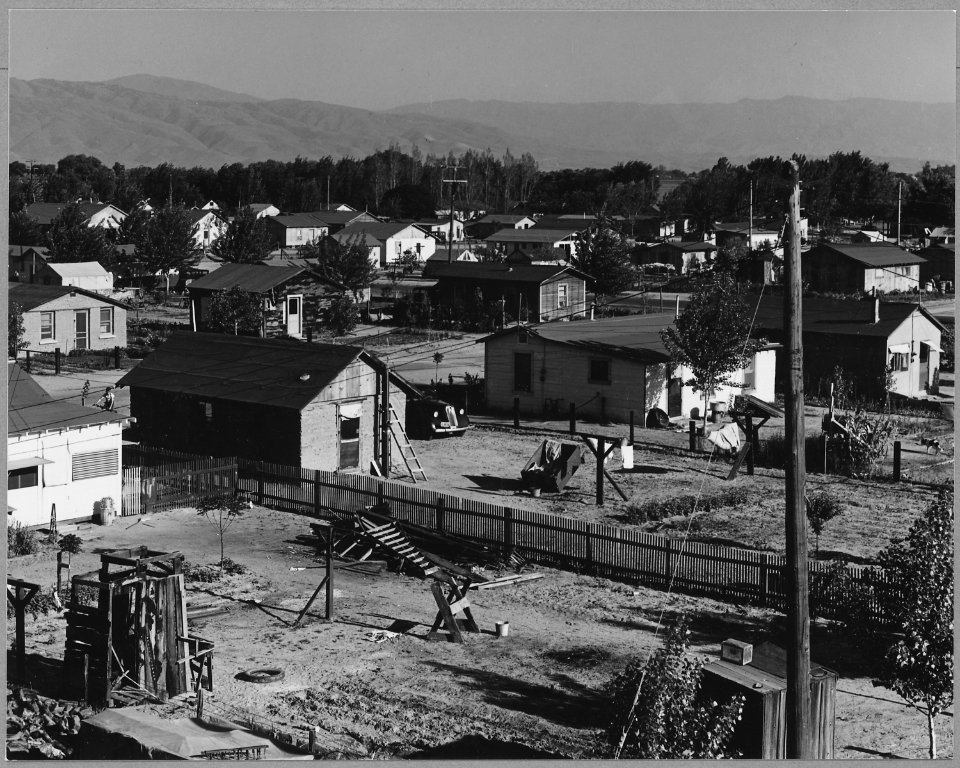 Lamont, Southeast Kern County, California. A new and growing rural shacktown in a cotton and grape d . . . - NARA - 521674