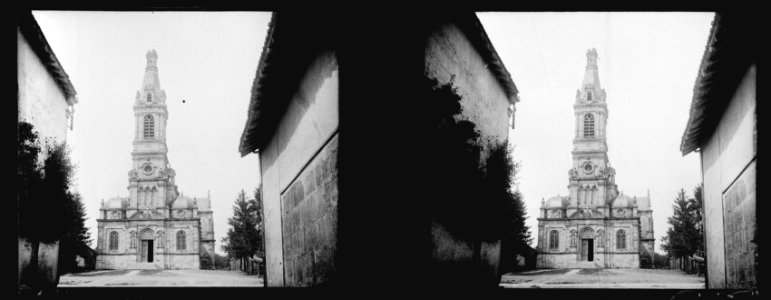 Laheycourt. Eglise - Fonds Berthelé - 49Fi952