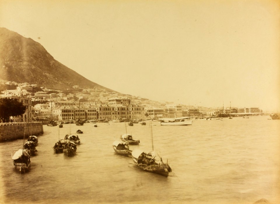 Lai Afong, Hong Kong waterfront & buildings