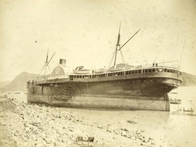 Lai Afong, stranded paddleship Alaska, September 1874 photo