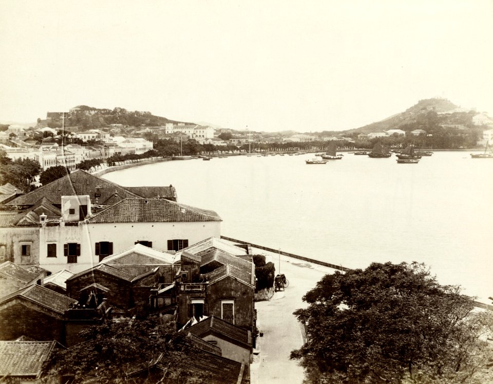 Lai Afong, view of Macau, 1870s-1890s