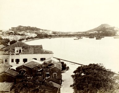 Lai Afong, view of Macau, 1870s-1890s