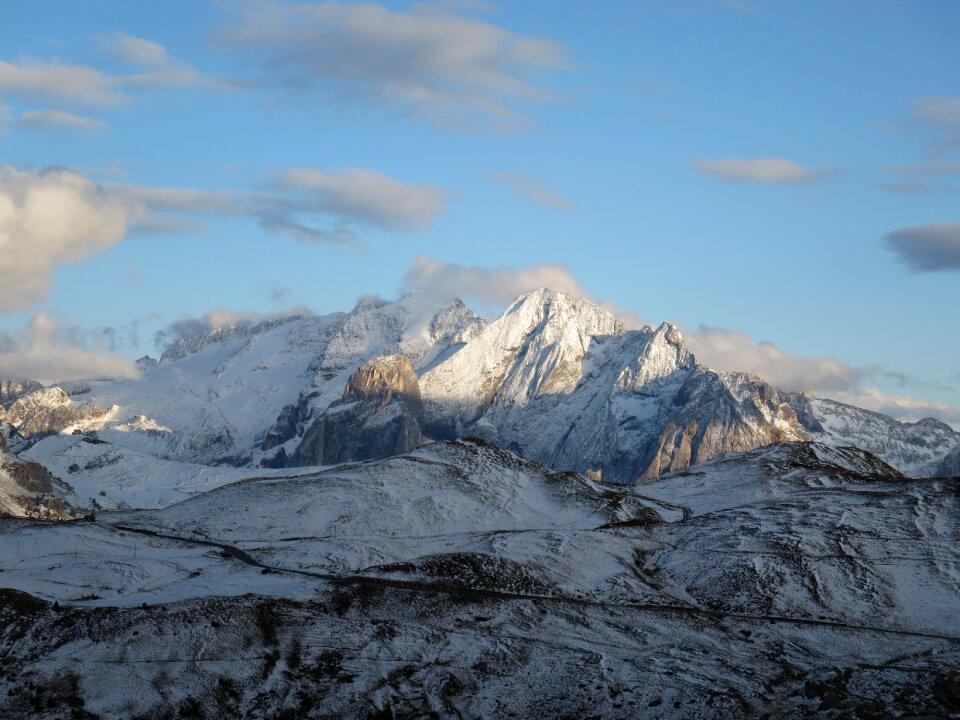 Mountain ice panorama