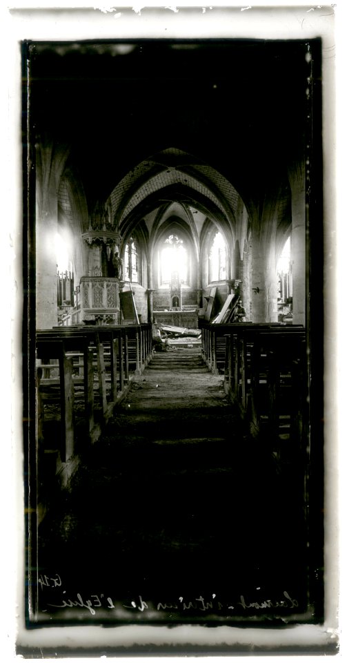 Laimont. Intérieur de L'église. G14 - Fonds Berthelé - 49Fi1522