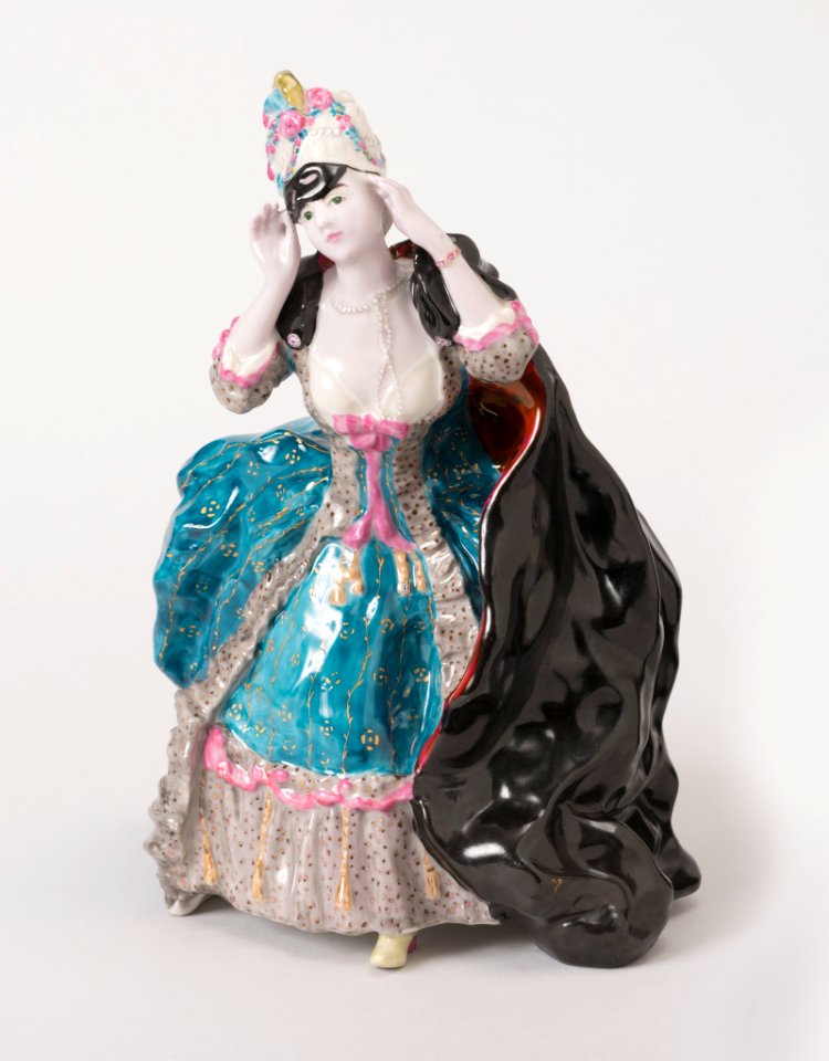 Lady Removing Her Mask Figure, 1905–06 (CH 18632789)