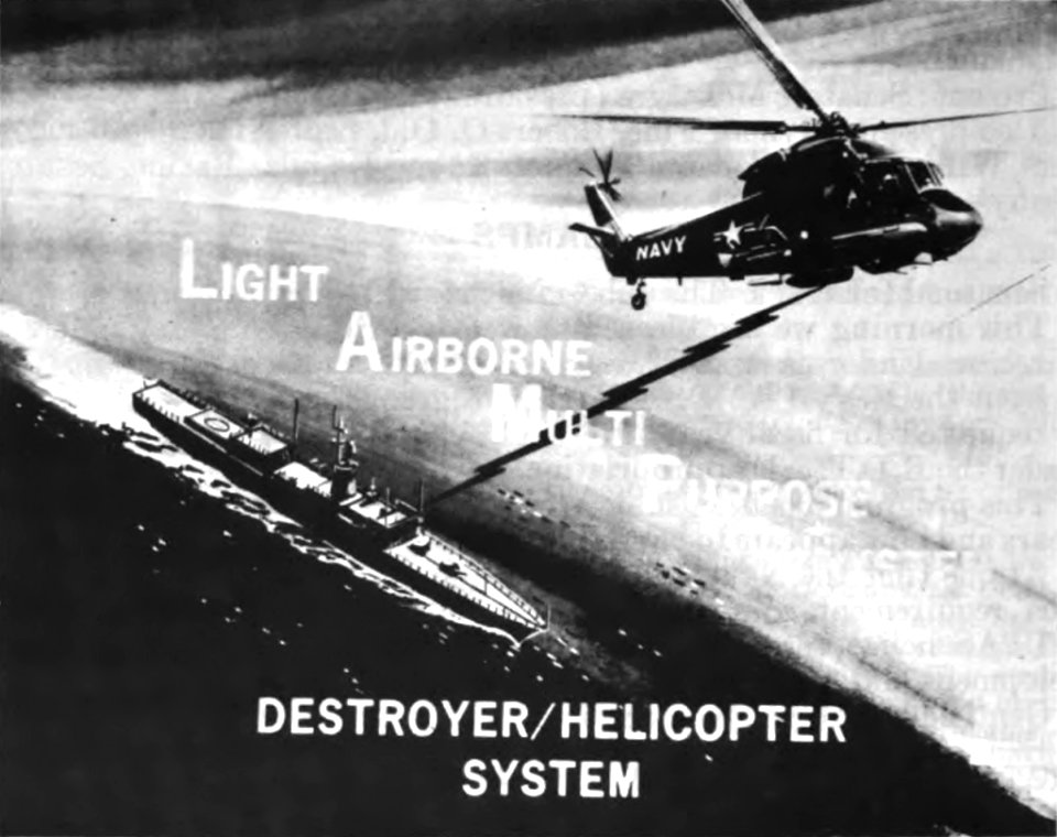 LAMPS destroyer-helicopter system (1)