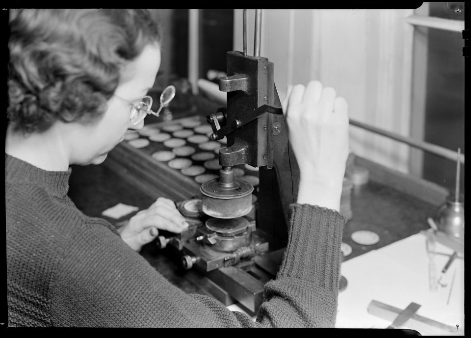 Lancaster, Pennsylvania - Hamilton Watches. Operation - transferring by this operation, numbers transferred onto the... - NARA - 518444