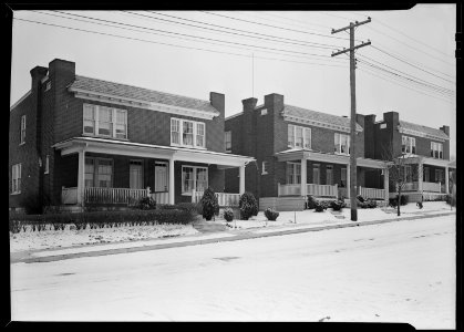 Lancaster, Pennsylvania - Housing. Houses erected by Hamilton Development Company to be sold to their workers - NARA - 518463
