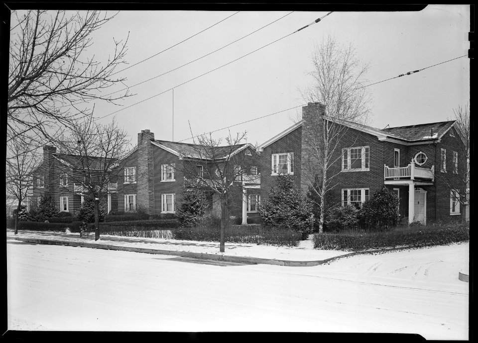 Lancaster, Pennsylvania - Housing. Houses near Hamilton Watch Company - probably inhabited by minor administratives - NARA - 518465
