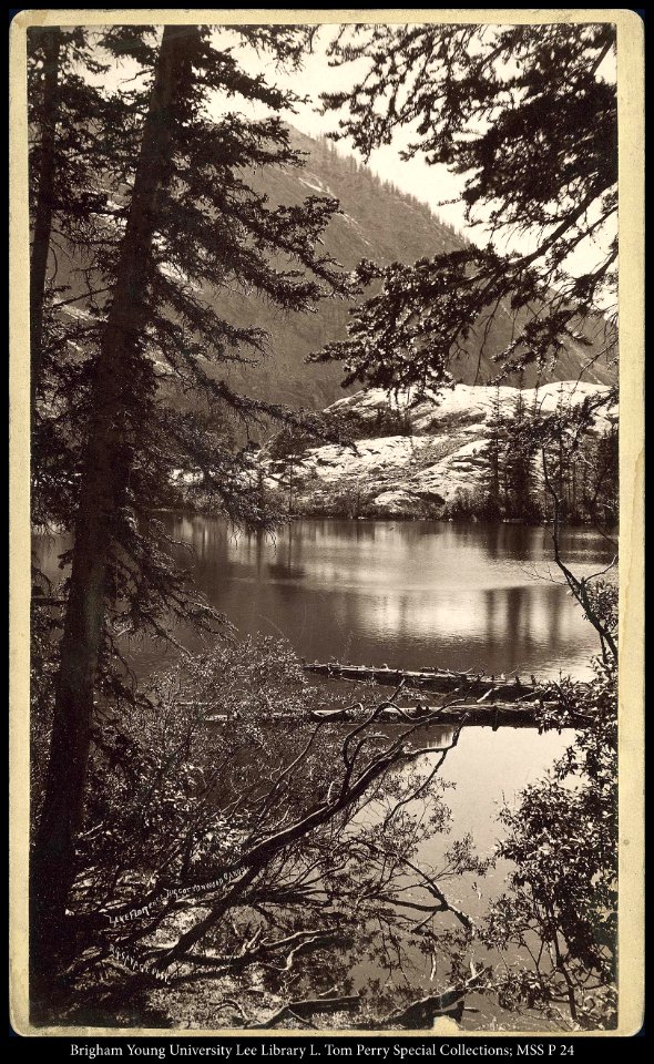 Lake Florence, Big Cottonwood Canon C.R. Savage, Photo.