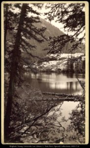 Lake Florence, Big Cottonwood Canon C.R. Savage, Photo. photo