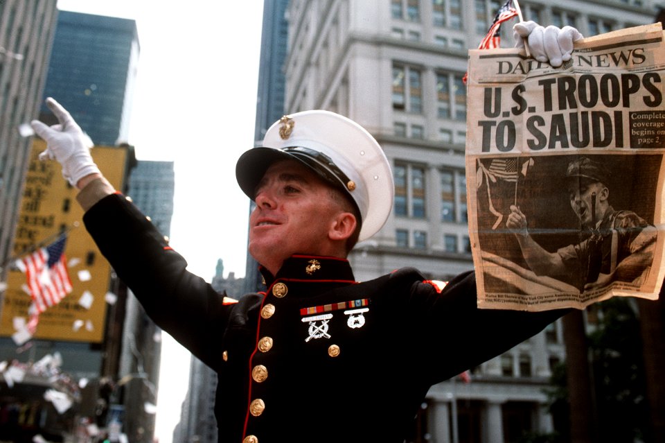 Lance Corporal Bill Sherwin Welcome Home parade
