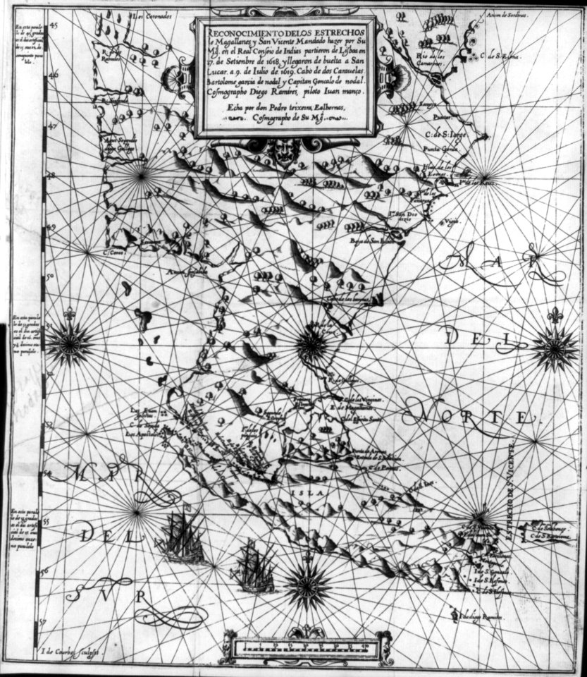 Map of the Strait of Magellan LCCN2003663630