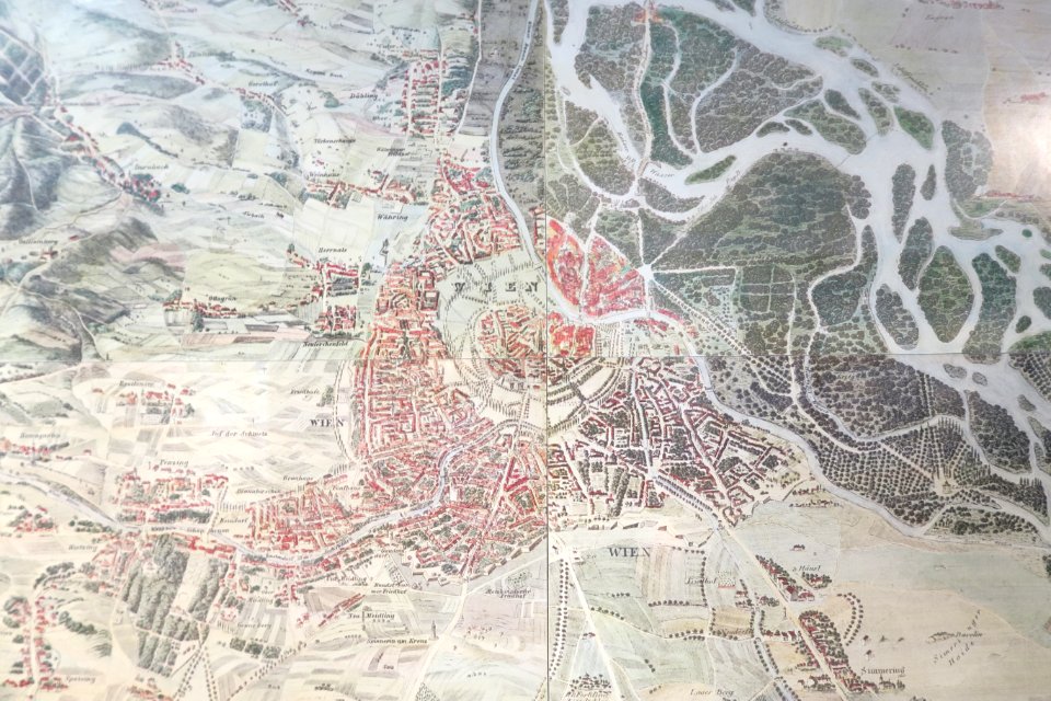 Map of Vienna ca. 1790