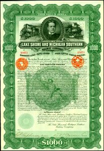 Lake Shore and Michigan Southern RW 1897