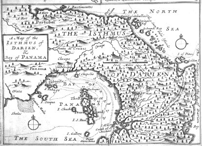 Map of the Isthmus of Darien and Panama