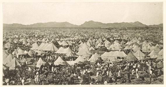 Lager der Pilger in der Ebene vor ʻArafât LCCN90707092