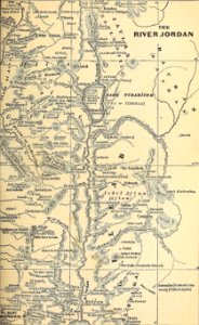 Map of The River Jordan. 1871