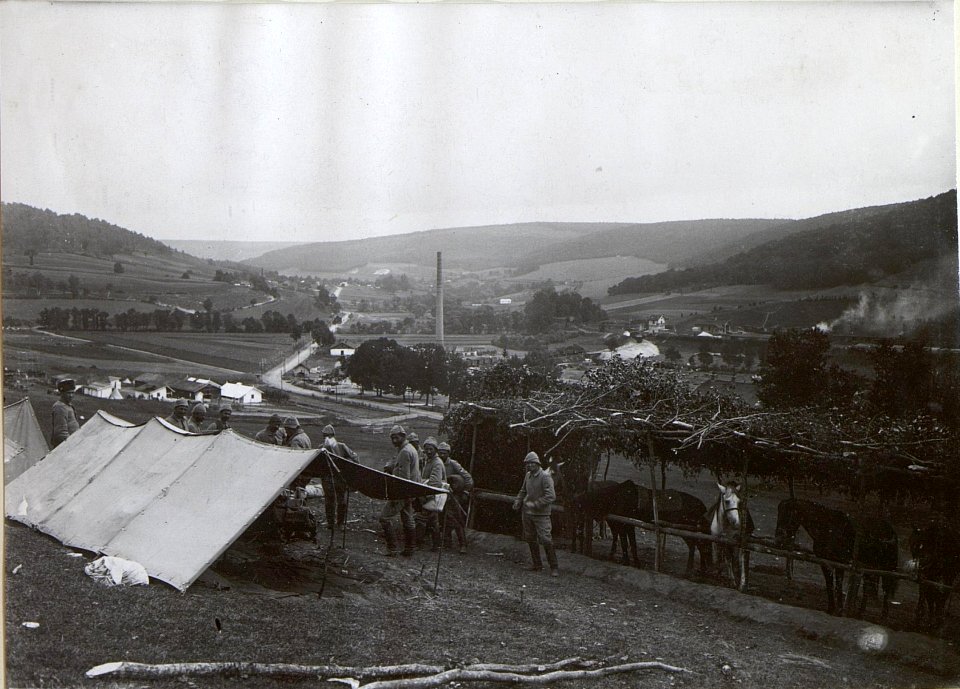 Lager ottom.Truppen bei Podwysokie. (BildID 15727607)