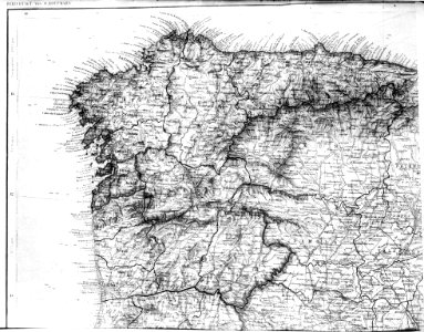 Mapa de A Coruña i Astúries (AFCEC RIBASV D 4811)