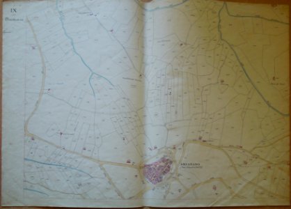 Mappa di Ancarano (TE) Foglio IX anno 1883